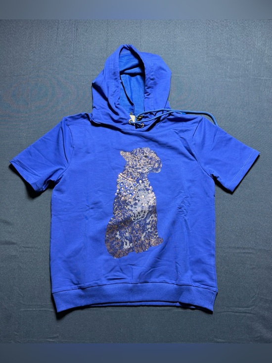 Pharaoh Other - 97% Cotton 3% Elastan Size L NWT Black Pharaoh Short Sleeve Hoodie